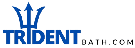 Trident Bath logo with a transparent background
